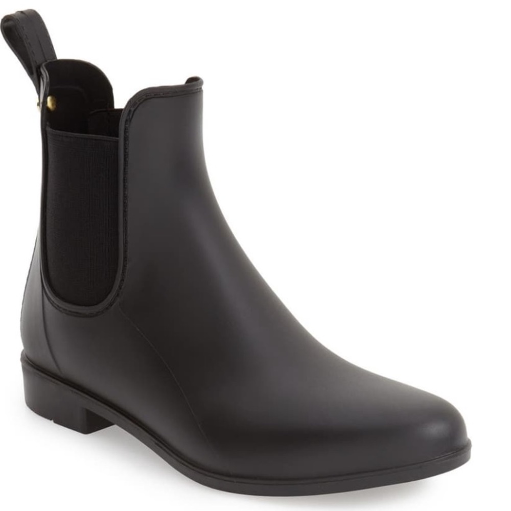 Sam Edelman Waterproof Rain Boot Matte Black 6